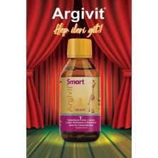 Argivit Smart (Fosfotidilserin, Kolin, L-Karnitin, L-Arjinin, Multivitamin, Multimineral) Şurup 150 ml - Portakal ve Vanilya Aromalı