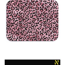 Nilizma Leopar Desenli Renkli Ergonomik Mouse Pad - 23 cm x 19 cm - Kaymaz Taban Ev ve Ofis Kullanımı Fare Altlığı Mousepad