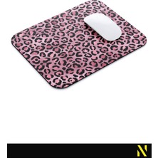 Nilizma Leopar Desenli Renkli Ergonomik Mouse Pad - 23 cm x 19 cm - Kaymaz Taban Ev ve Ofis Kullanımı Fare Altlığı Mousepad