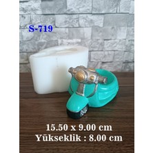 Motorsiklet Saksı Silikon Kalıp (S719)