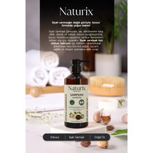 Naturix 600 ml Siyah Sarımsaklı Saç Şampuanı
