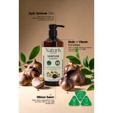 Naturix 600 ml Siyah Sarımsaklı Saç Şampuanı