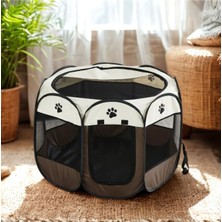 Kahverengi Kedi Doğum Çadırı Evcil Hayvan Kafesi Kedi Oyun Alanı Köpek Çadırı Köpek Evi Kedi Evi