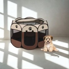 Kahverengi Kedi Doğum Çadırı Evcil Hayvan Kafesi Kedi Oyun Alanı Köpek Çadırı Köpek Evi Kedi Evi