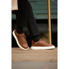 Coffe Model Hakiki Natural Deri Sneaker