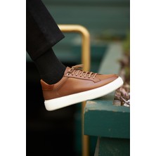 Coffe Model Hakiki Natural Deri Sneaker