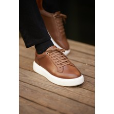 Coffe Model Hakiki Natural Deri Sneaker