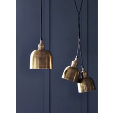 Mylights  Antik Eskitme Üçlü Sarkıt Avize Taban Antik Eskitme Kaplama Rustik Vintage Avize