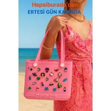 Croslite Pembe Plaj Çantası