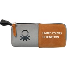 United Colors Of Benetton Erkek Çocuk Üçgen Kalemlik Gri Kahve