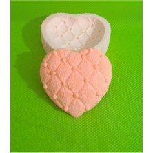 Noktalı Kalp Silikon Kalıp