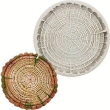 Ağaç Kütük Tabanlık Silikon Kalıp (S804)