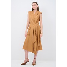 Love My Body Cep Detaylı Kolsuz Elbise