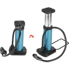 Mi-Ça Home Oto Araç Lastik Ayak Hava Pompası Top Lastik Hava Şişirme Bisiklet Motosiklet Lastik Şişirme