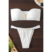 V Metalli Brazilian Straplez Bikini