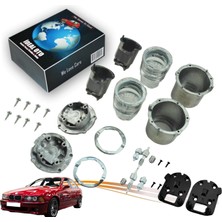 Bmw 5 E39 M5 Yuvarlak-Tip Yukarı Katlanır Ayna Seti Sol ve Sağ Takım