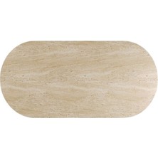 Asya Traverten Yemek Masası - Standart (90CMX190CMX75CM)