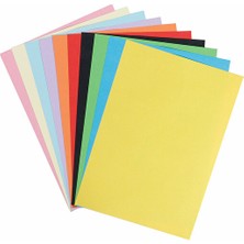 Nistabolje 30 Adet Fon Kartonu A4 Boyutu 24X34 Karışık Renkli