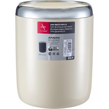 Lima Krom Dekorlu Çöp Kovası, Bej