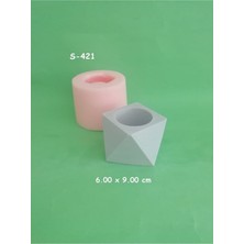 Geomtrik Şekilli Saksı Silikon Kalıp