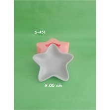 Yıldız Sunumluk (9 Cm) Silikon Kalıp