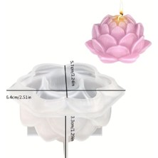 Küç.lotus Çiçeği No:2 Silikon Kalıp (S874)