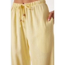 Keten Bluz Pantolon Takım
