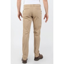 Erkek Fleto Cep Gabardin Pantolon Bej
