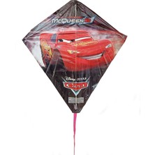 Şimşek Mcqueen Cars Lisanslı Uçurtma 62X62 cm 30 mt Ip Dahil