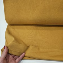 Pamuklu 2x1 Ribana Kumaş | Hardal