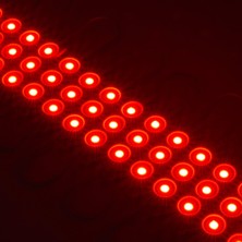 20 Adet 5 Watt Kırmızı Işık IP65 Modül Led, 10 Adet Magnetli, Çok Kaliteli Kırmızı Işık Modül LED