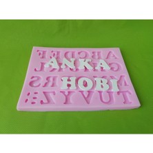 Alfabe Harf 2,5 cm Silikon Kalıp