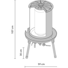 Speidel 90 Litrelik Balonlu Pres Makinesi