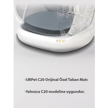 UBPet C20 Akıllı Kedi Tuvaleti Uyumlu Silikon Taban Matı | Antibakteriyel, Koku Yapmaz, Kolay Temizlik