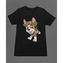 Bumeta Cesur Izci Tracker Paw Patrol Unisex Tişört T-Shirt