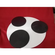 Şık ve Pratik 6'lı Altlık Seti – 3 Tabak + 3 Bardak Altlığı (22 cm & 10 Cm)