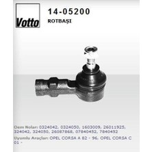 Votto 14 -5200 Rot Başı Sağ Sol Corsa A B C 82-93 Combo C Tigra 93-96 Dısı