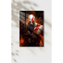 Gow Kratos Temalı Hd Metal Tablo Poster