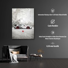 Japon Stil Cyberpunk Araba Posteri - Gt3 Rs Temalı Hd Metal Tablo Poster