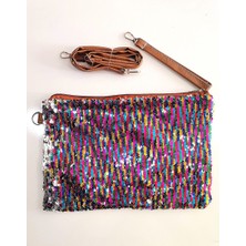 Monalisa Home Renkli El Omuz Portföy Çantası