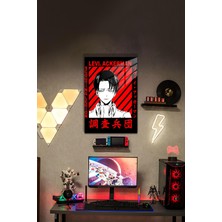 Aot Levi Ackerman Temalı Hd Metal Tablo Poster