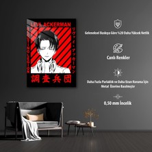 Aot Levi Ackerman Temalı Hd Metal Tablo Poster