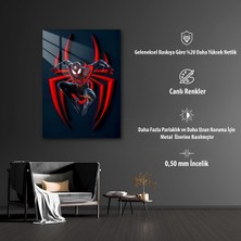 Örümcek Adam Temalı Hd Metal Tablo Poster