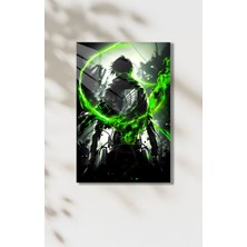 Aot Attack On Titan Temalı Hd Metal Tablo Poster