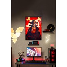 One Piece Luffy Temalı Hd Metal Tablo Poster