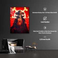 One Piece Luffy Temalı Hd Metal Tablo Poster