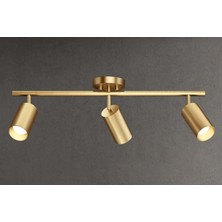 Mylights  Antik Eskitme Gün Işığı  Ampullü Üçlü LED Spor LED Avize