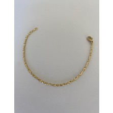 Xuping Minimal Kıvrımlı Gold Bileklik