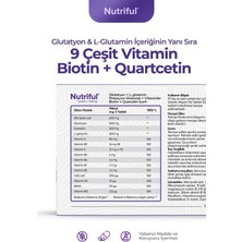 Yuba Avm Nutrful Glutatyon ve L-Glutamin Içeren 30 Tablet