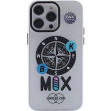 iPhone 13 Pro Max Kılıf Apollo Magneticsafe Desenli Kapak - Apollo Şeffaf - 3